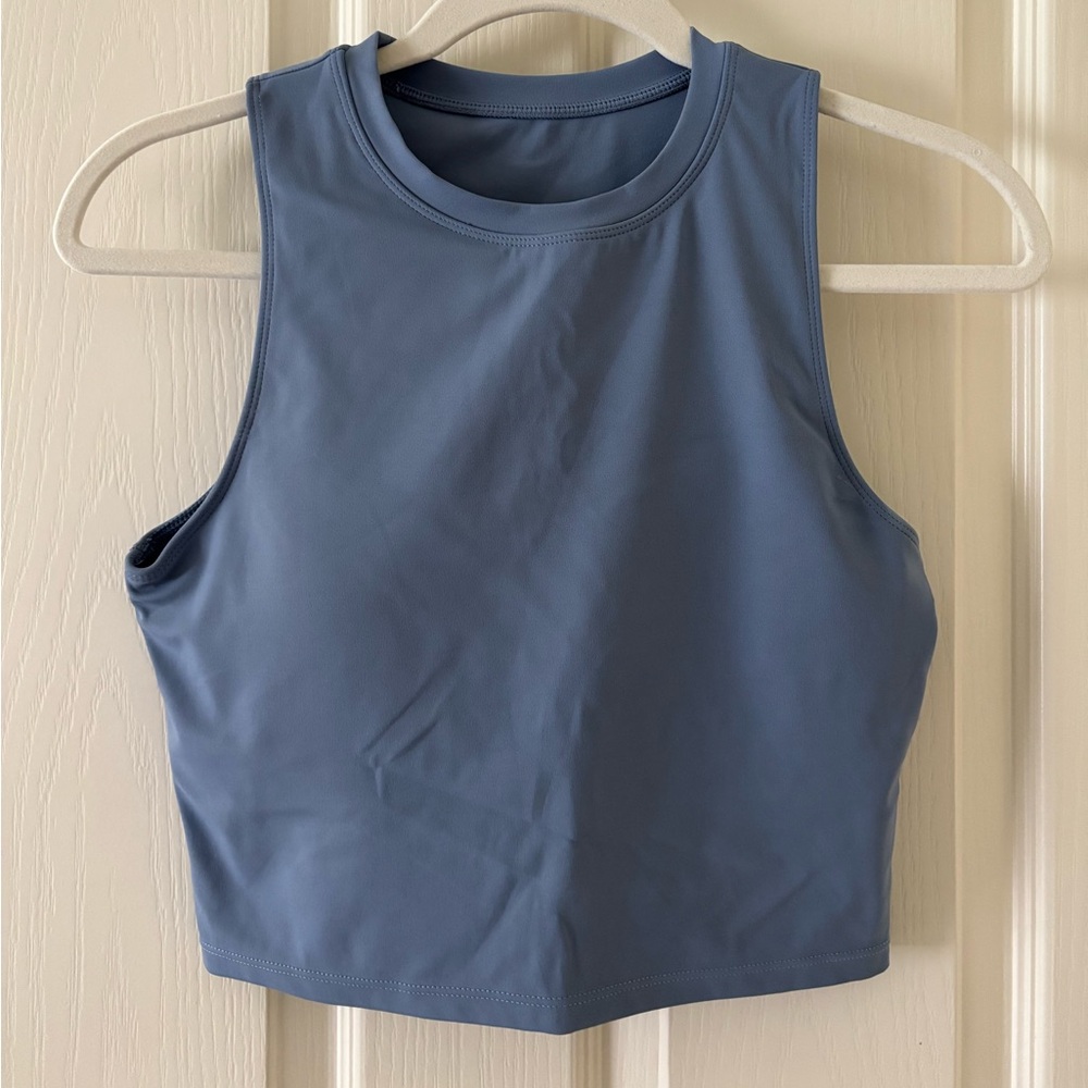 Sleeveless Blue Women's Top
